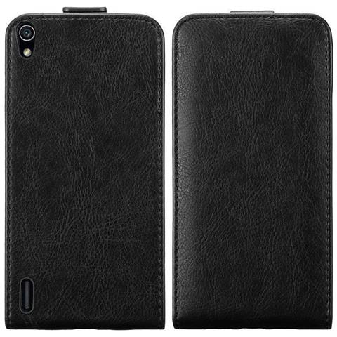 Cadorabo Custodia Compatibile Con Huawei P7 In Nero Di Notte - Coperchio Protettivo In Design Flip Con Chiusura Magnetica - Foto 11