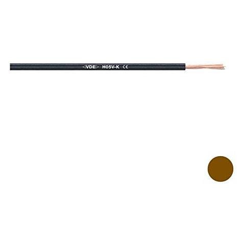 Treccia H05v-k 0,5mm² Marrone 100m 4510031. - Foto 1