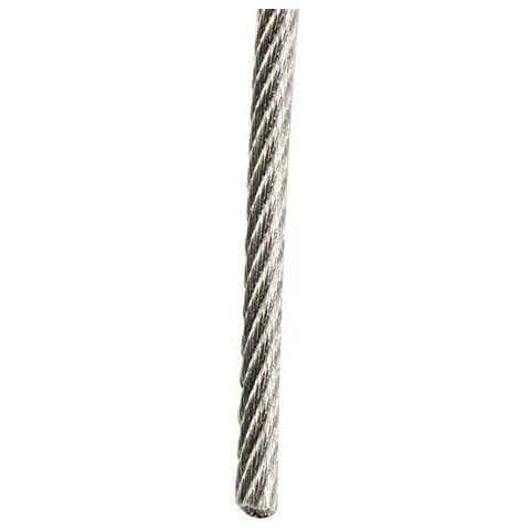 5 M Della Corda Flessibile In Acciaio Inox Filo Cable Dia 3 Millimetri Con Pvc Rivestito (5 M 8 Ditale) - Foto 2