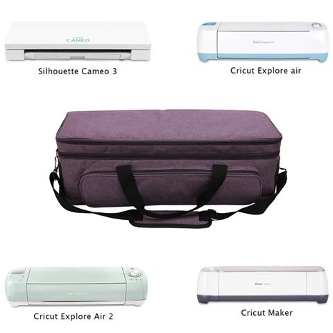 Luxja Borsa per Silhouette Cameo 3 Organizzatore per Cricut Explore Air 2 Grigio 