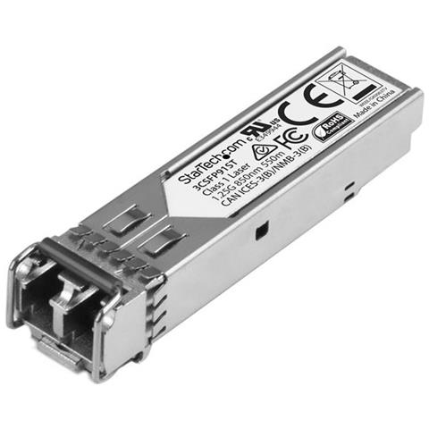 Ricetrasmettitore in fibre Gigabit 1000Base-SX SFP - Compatibile HP 3CSFP91 - MM LC - 550m - Foto 1