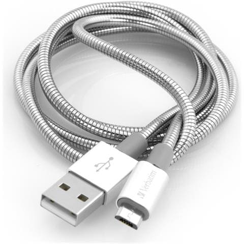 48862 1m USB A Micro-USB A Argento cavo USB - Foto 5