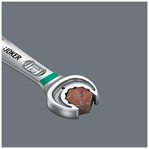 Jolly Dell'Interruttore Chiavi fisse annuncio anello a cricchetto, con levetta di inversione, 8 x 144 millimetri - Foto 2