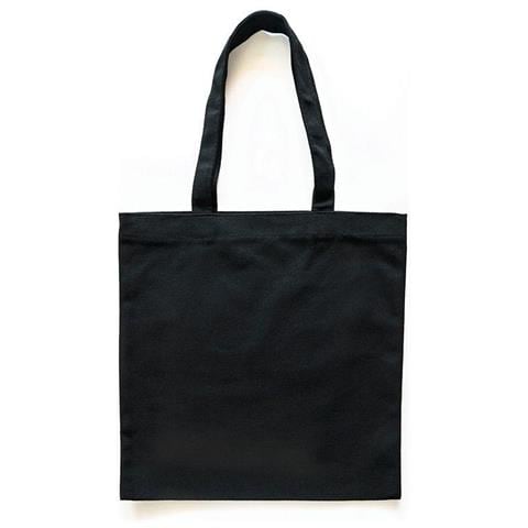 Borsa Shopping In Cotone Nero 37,5 X 42 Cm - Foto 1