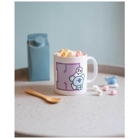 Mug Bt21 Koya Junior 300 Ml Ceramica Bianco / viola - Foto 3