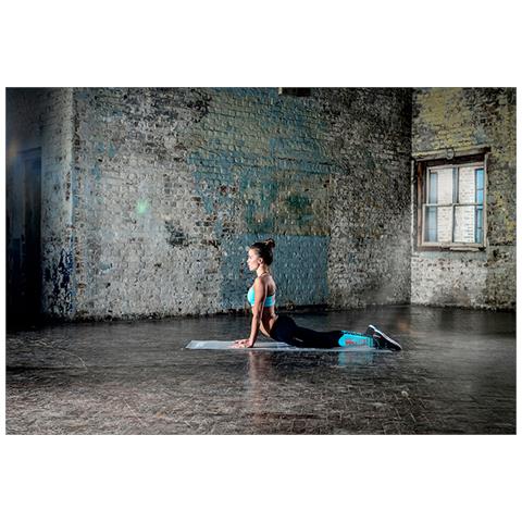 Tappetino Fitness Grigio Amore Reebok Donna Formazione - Foto 5