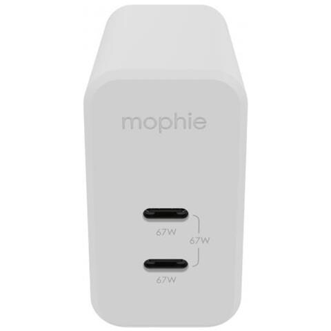 Wall Adapter Usb-c 67w Gan Dual Usbc Pd Dual 67w Gan White Eu 2x - Foto 1
