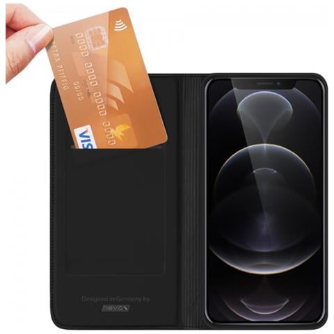 2104 Custodia Per Cellulare 17 Cm (6.7"") Custodia A Libro Nero - Foto 3