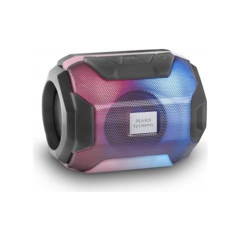 Mars Gaming Msbax, Altoparlante Bluetooth Rgb, Compatto, 10w, Usb/microsd/radio, Nero - Foto 1