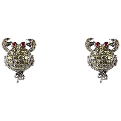 Gioielli Jla-ear-crab3. Orecchini, Colore Nero Verde. Donna. - In ordine - Foto 7