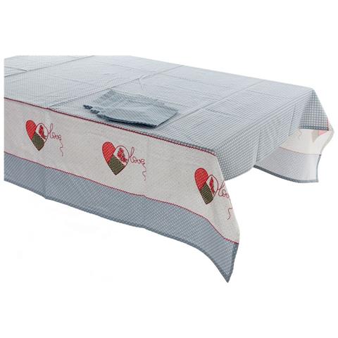 Tovaglia E Tovaglioli 8424001750399 Azzurro Beige 150 X 1 X 150 Cm (2 Unità) - Foto 2