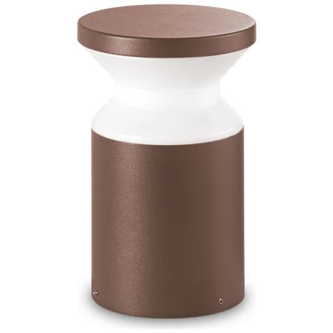 Piantana Da Terra Contemporanea Torre Alluminio Coffee 1 Luce E27 15w Ip44 - Foto 1