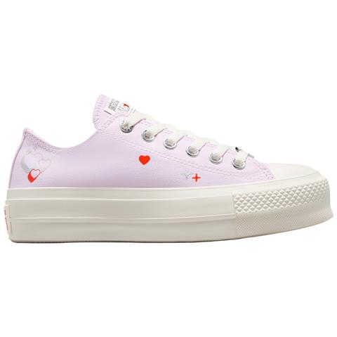 Chuck Taylor All Star Lift Platform Y2k Heart A09115c, Donne, Bianca, 36.5 - Foto 1