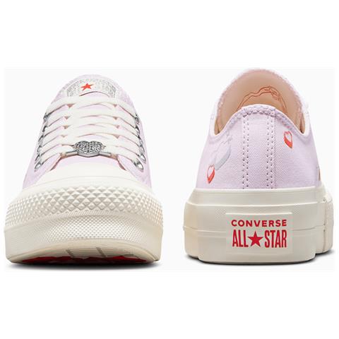 Chuck Taylor All Star Lift Platform Y2k Heart A09115c, Donne, Bianca, 36.5 - Foto 7