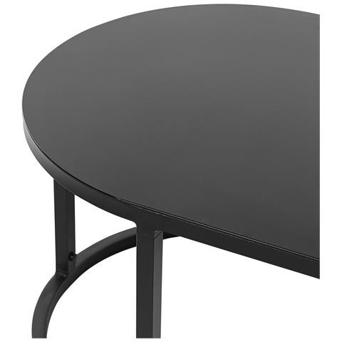 Set Da Giardino Con Tavolo 2 Posti Montefalco Metallo Bianco - Foto 15