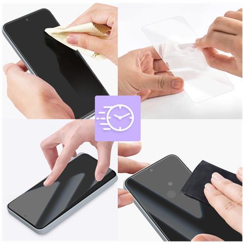 Vetro Temperato Per Samsung Galaxy A55 5g Durezza 9h Antigraffi - Foto 2