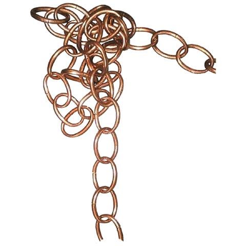 Catena Ornamentale Ovale 30 Mt - Bronzata - Foto 1