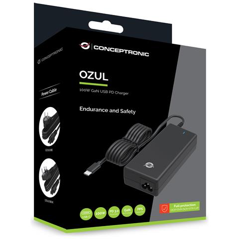 OZUL03BUK adattatore e invertitore Interno 100 W Nero - Foto 2