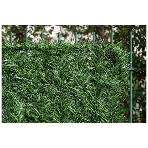Siepe Artificiale Pico 1.8x10 M Rete Frangivista 90% Oscurante - Foto 2