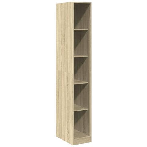 Armadio Rovere Sonoma 30x50x200 Cm In Legno Multistrato - Foto 2
