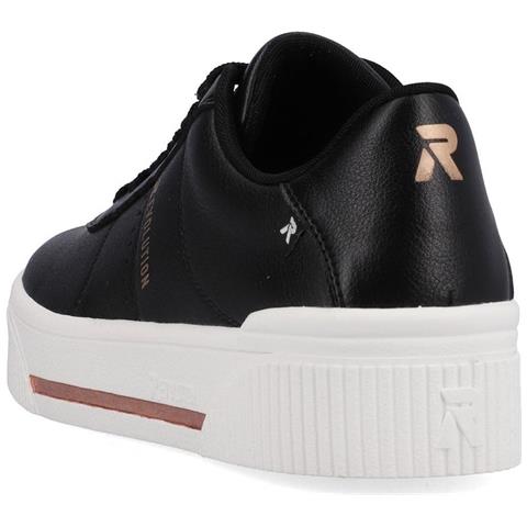 Leisure Trainers Black Sneakers Pelle Scarpe Donna Nero Eu 37, W0702-00 - Foto 3