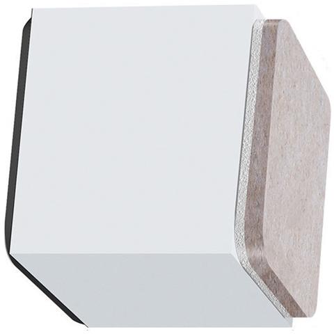 Set Di 4 Alzate Per Mobili Quadrate In Acciaio Al Carbonio  M - Foto 2