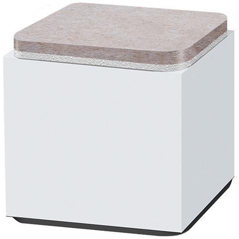 Set Di 4 Alzate Per Mobili Quadrate In Acciaio Al Carbonio  M - Foto 6