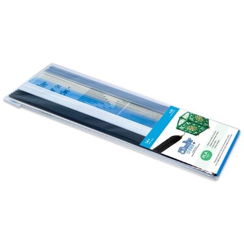 CREATE FILAMENT PLA 5 COLORS PL-MIXNEW1 Acido polilattico (PLA) Nero, Grigio, Azzurro, Trasparente, Bianco 2 g - Foto 1