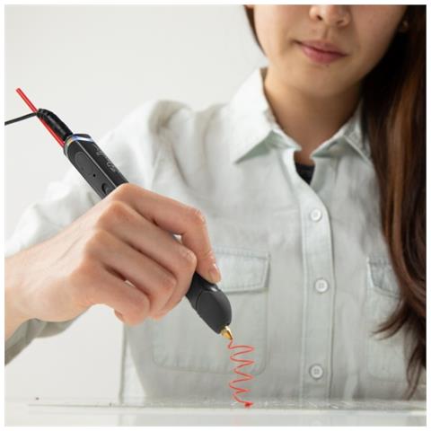 CREATE FILAMENT PLA 5 COLORS PL-MIXNEW1 Acido polilattico (PLA) Nero, Grigio, Azzurro, Trasparente, Bianco 2 g - Foto 5