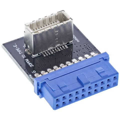 USB 3.0 a USB 3.1 Adattatore interno da pannello frontale Key-B - Foto 1