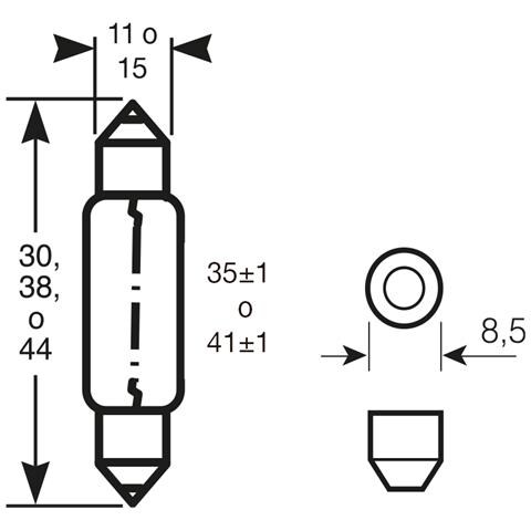 Lampadine Led 12v C5w 6000k 39 Mm - Foto 2