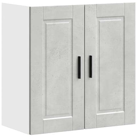 Pensile Da Cucina Porto Grigio Cemento In Legno Multistrato - Foto 1