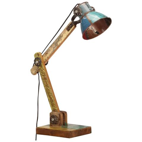 Lampada Scrivania Industriale Rotonda Multicolore 23x18x95 E27 - Foto 2