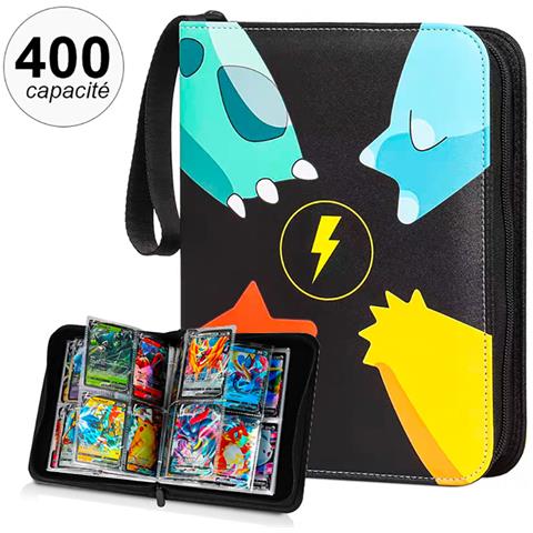 Cartella Di Archiviazione Con Motivo Pokémon Per 400 Carte Con Chiusura A Zip - Foto 2