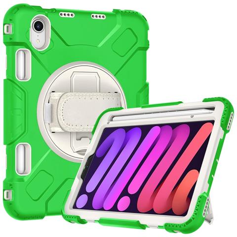 Custodia Per Ipad Mini 6 8.3"" Con Supporto E Alloggiamento Per Stilo Verde - Foto 1