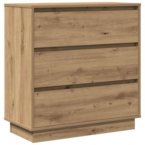 Armadio da Notte con rovere artigianale 71 x 34.5 x 75 cm - Foto 1
