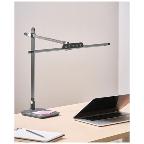 Lampada Da Scrivania A Led Serpens Con Dimmer Grigio - Foto 1