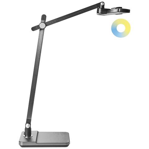Lampada Da Scrivania A Led Serpens Con Dimmer Grigio - Foto 2