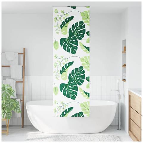 Tenda a Rullo Doccia 70x240 cm Larghezza Tessuto 66 cm - Foto 2