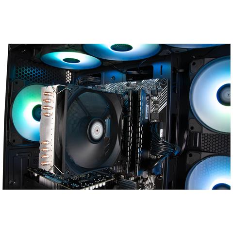 92493 PC /stazione di lavoro AMD Ryzen™ 7 5700X 16 GB DDR4-SDRAM 1 TB SSD NVIDIA GeForce RTX 5060 Windows 11 Home Nero - Foto 8