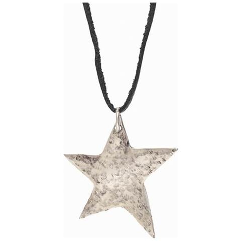 Collana Lunga, Grande Stella D'argento - Foto 2