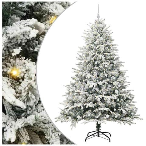 Albero di Natale artificiale preilluminato con set di palline - Foto 1