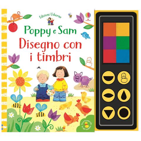 Sam Taplin - Disegno con i timbri. Poppy e Sam. Con gadget - Foto 1