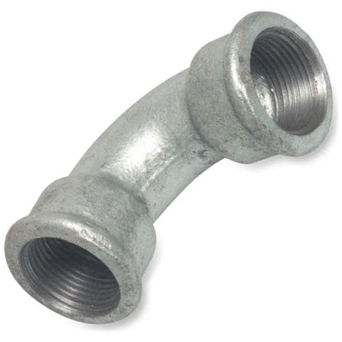 Curva Filettata A 90° In Ghisa Malleabile  1 1/2 - Foto 1