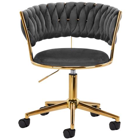 sedia girevole QS-GW01G grigia - Foto 2