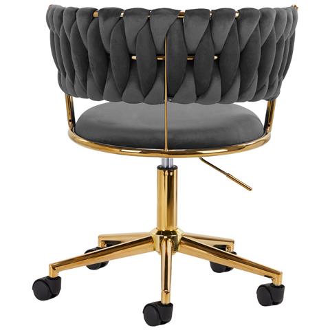 sedia girevole QS-GW01G grigia - Foto 4