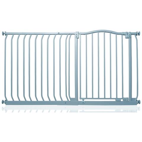 Safetots Cancelletto Di Sicurezza Con Parte Superiore Incurvata, 134cm - 143cm, Grigio Opaco - Foto 1