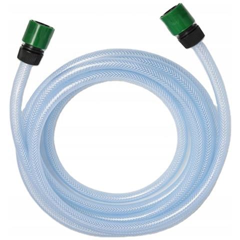 Tubo Di Aspirazione 5m 1/2"" - Pvc Trasparente | 21 Bar | 2 Raccordi Rapidi | Per Idropulitrici E Serbatoi - Foto 2