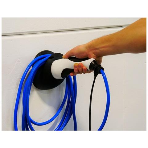 CH-002-08-01 organizer per cavi Parete Supporto per cavo Nero 1 pz - Foto 3