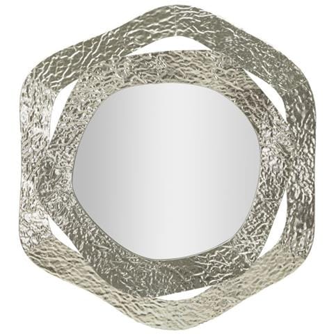 Specchio Con Cornice Vkh509-argento-metallo-66x6x75 Cm - Foto 1